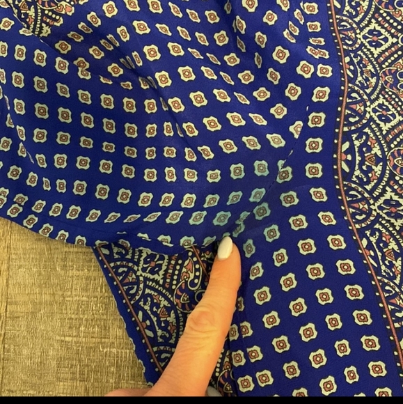 Madewell 100% Silk Ascot Grid Tee Dress - Picture 9 of 12